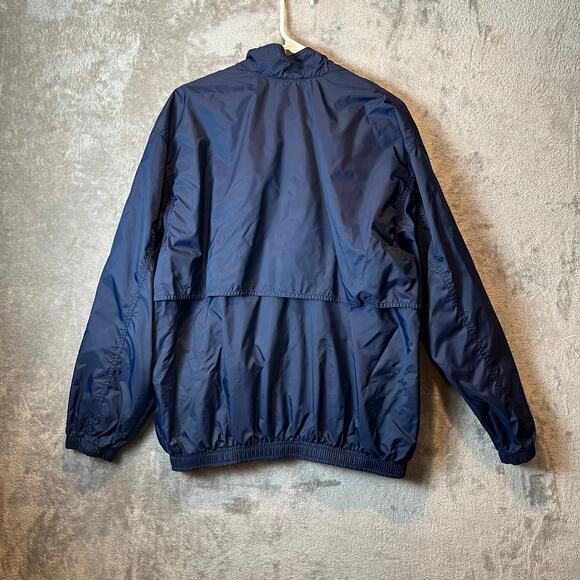 Vintage Nike‎ Windbreaker Nylon Jacket Navy Y2K 90s Streetwear Swoosh Logo XL - Picture 4 of 6